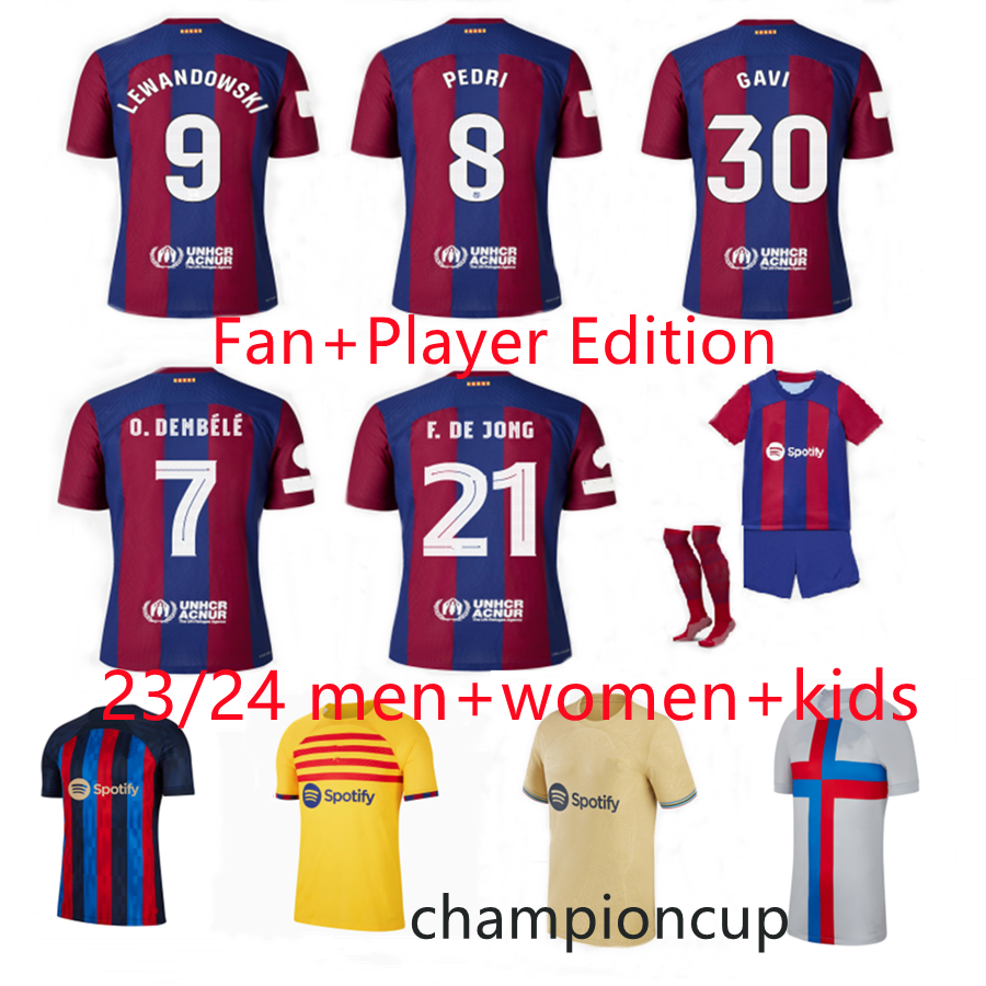 22 23 24 LEWANDOWSKI GAVI #30 barcelonas soccer jerseys PEDRI Rosalia 4th Dembele kit 2023 2024 camisetas RAPHINHA football shirt men WOMEN barca kit kids uniform, Third+kids
22 23 24 LEWANDOWSKI GAVI #30 barcelonas soccer jerseys PEDRI Rosalia 4th Dembele kit 2023 2024 camisetas RAPHINHA football shirt men WOMEN barca kit kids uniform, Third+kids