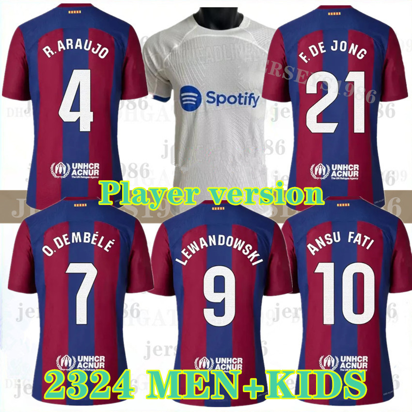 LEWANDOWSKI Player version Soccer Jerseys ANSU FATI 2023 24 FERRAN ADAMA AUBA CHRISTENSEN O. DEMBELE PEDRI MEMPHIS GAVI barcelona maillots football shirt, 2324 away
LEWANDOWSKI Player version Soccer Jerseys ANSU FATI 2023 24 FERRAN ADAMA AUBA CHRISTENSEN O. DEMBELE PEDRI MEMPHIS GAVI barcelona maillots football shirt, 2324 away