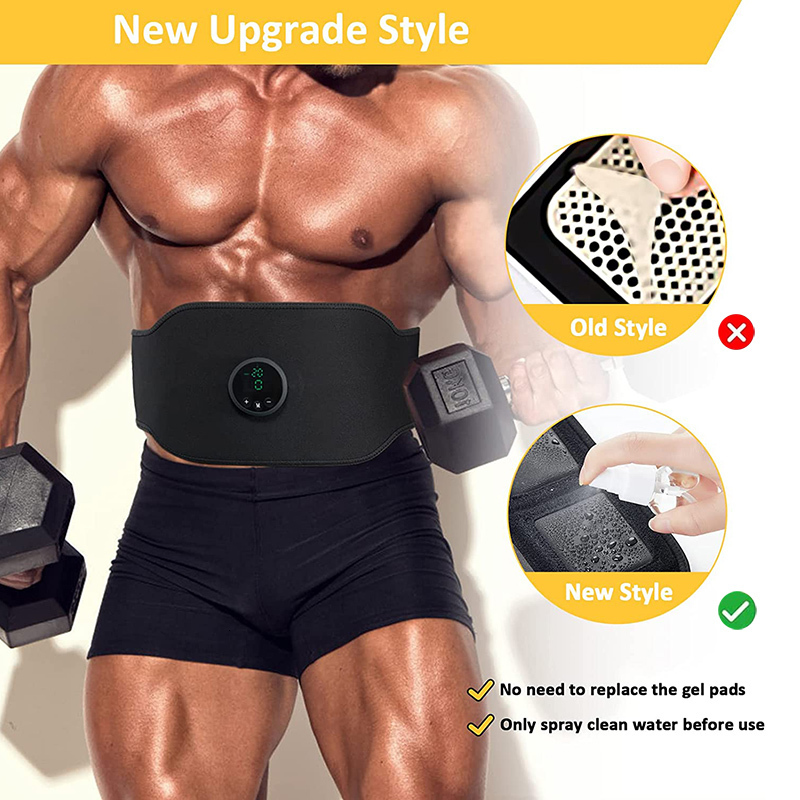 Slimming Belt EMS Abdominal Muscle Stimulator Abs Trainer Toning Belt Abdomen Leg Arm Neck Body Waist Body Massager Fitness Slimming Massage 230614