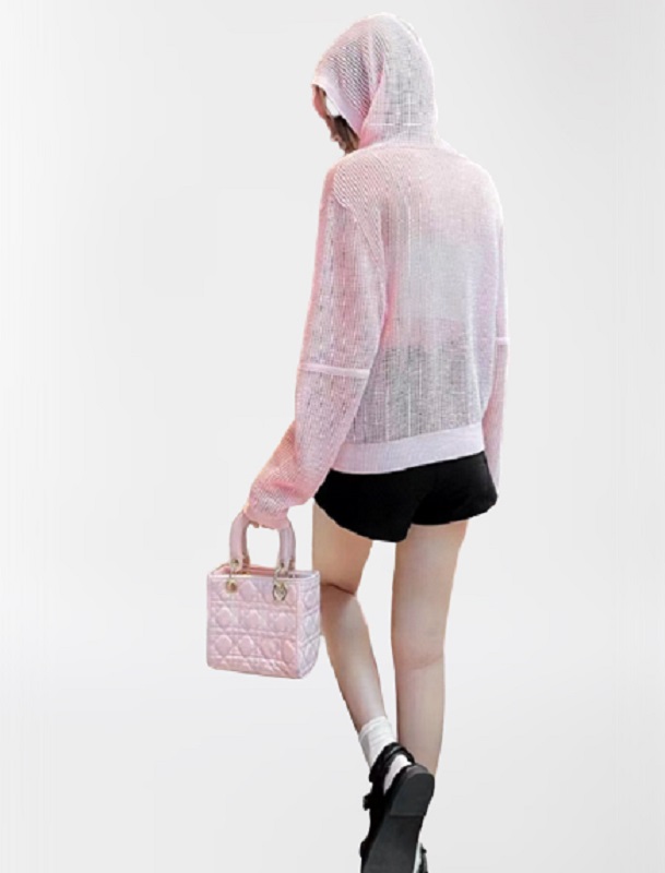 knit sweater designer sweater women cardigan knit tops hollow out shirt women shirt designer jacket thin coat with zipper womens knits loose shirt size -L
knit sweater designer sweater women cardigan knit tops hollow out shirt women shirt designer jacket thin coat with zipper womens knits loose shirt size -L