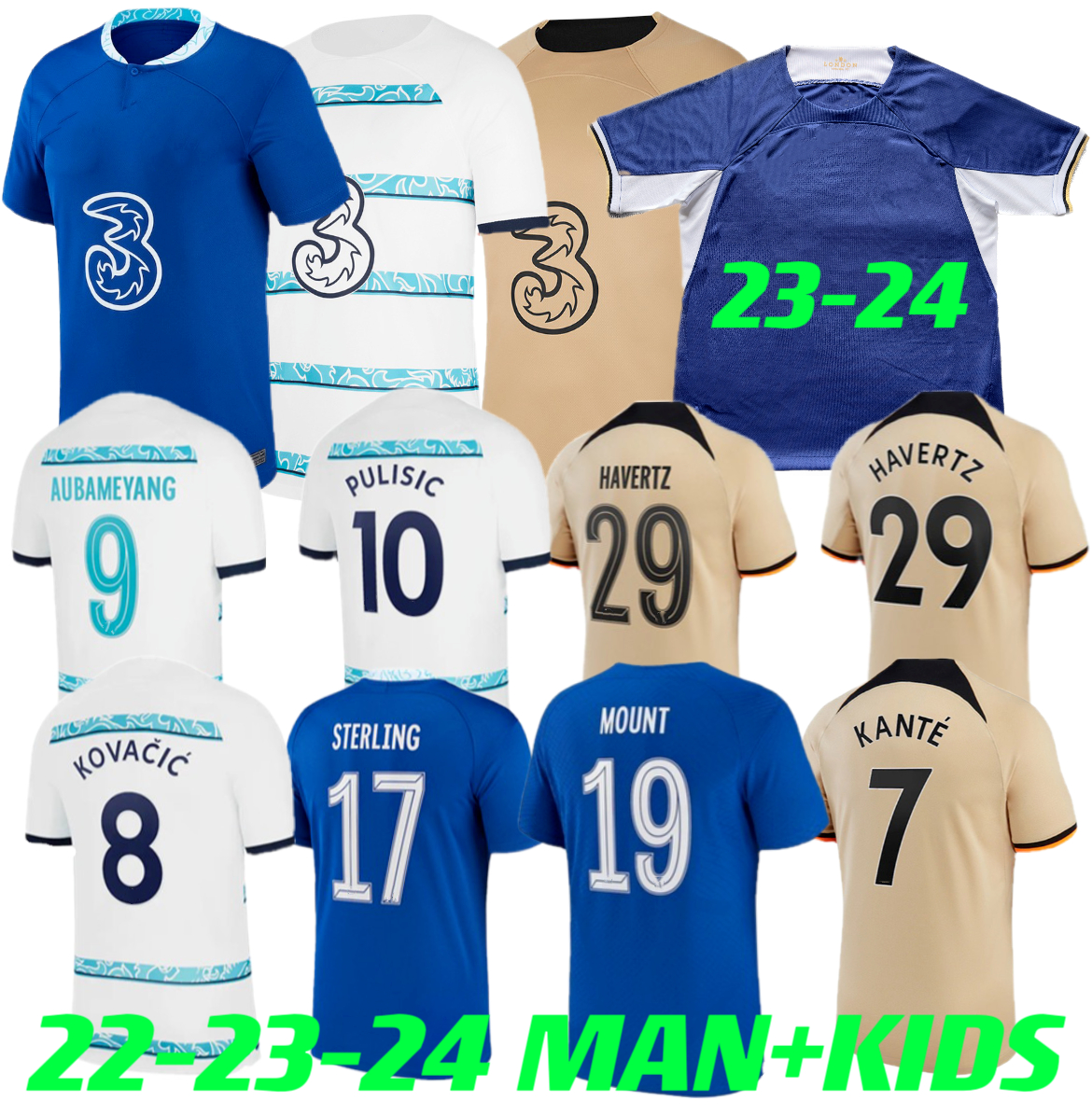 22 23 24 CFC STERLING Soccer Jerseys PULISIC MOUNT HAVERTZ ZIYECH CHILWELL 22 2023 2024 football shirt kids kits Men WERNER HUDSON ODOI KANTE tops uniform, 22-23 home+patch
22 23 24 CFC STERLING Soccer Jerseys PULISIC MOUNT HAVERTZ ZIYECH CHILWELL 22 2023 2024 football shirt kids kits Men WERNER HUDSON ODOI KANTE tops uniform, 22-23 home+patch