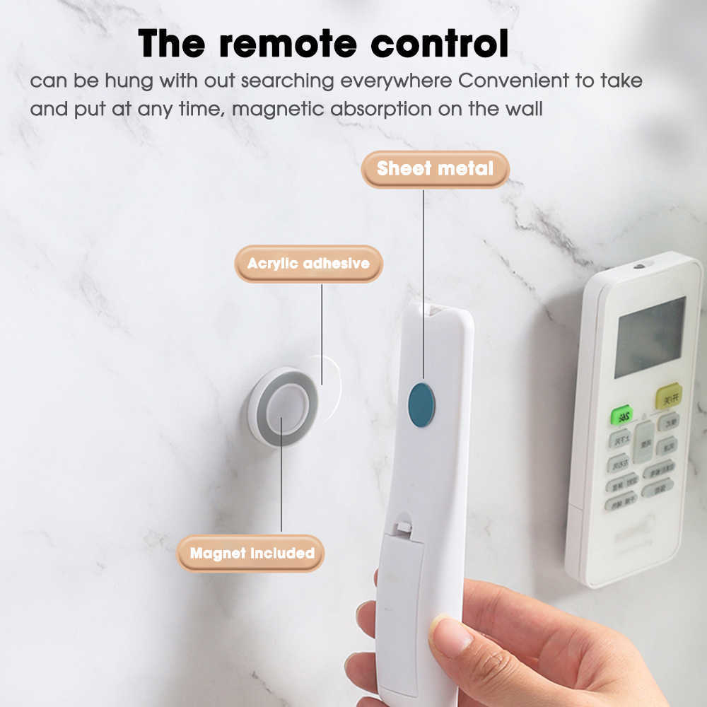 Update New 2-6Pcs Strong Magnetic Hooks Wall Mount Magnet Holder For Fridge Sticker Remote Control Multi-Purpose Storage Organizer Hook