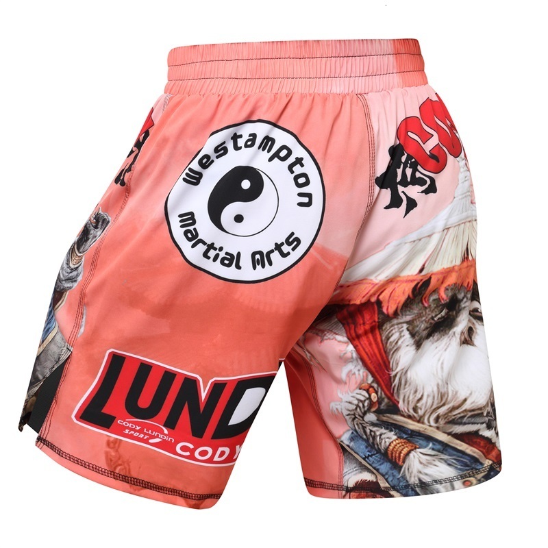 Men's Shorts BJJ MMA Boxing Sports Fitness Monkey Personality Breathable Loose Large Size Shorts Thai Fist Pants Running Fights 230615