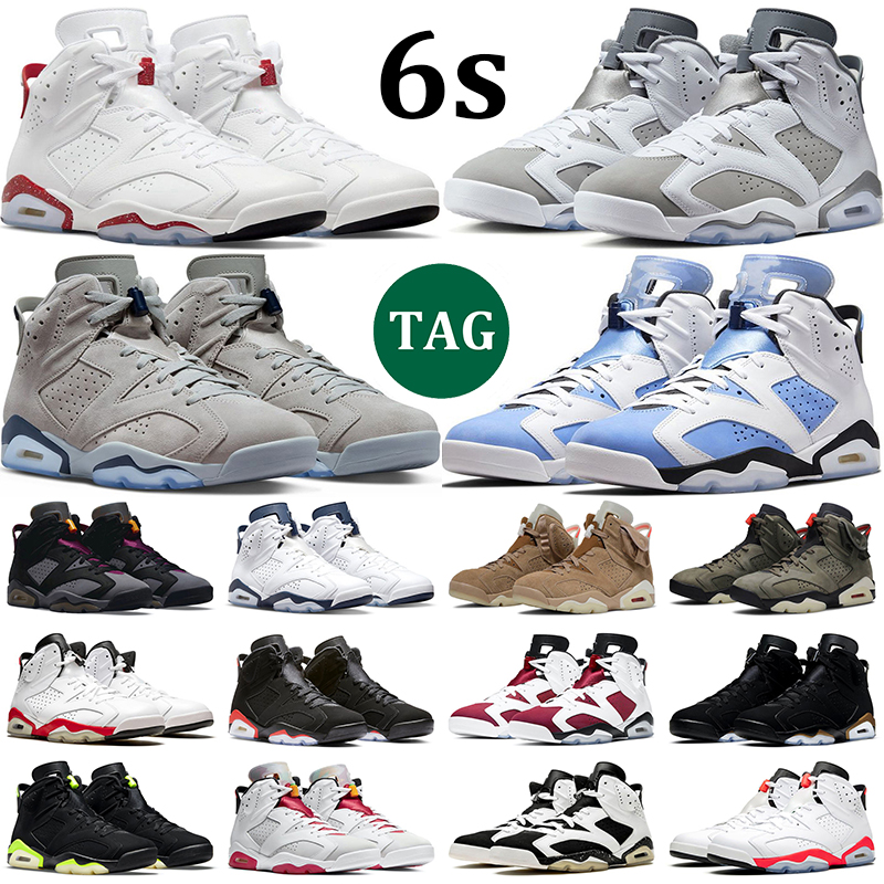 6s UNC Men Basketball shoes jumpman 6 retro Red Oreo Cool Grey Georgetown Midnight Navy Bordeaux Carmine Electric Green Tinker mens sports sneakers
6s UNC Men Basketball shoes jumpman 6 retro Red Oreo Cool Grey Georgetown Midnight Navy Bordeaux Carmine Electric Green Tinker mens sports sneakers