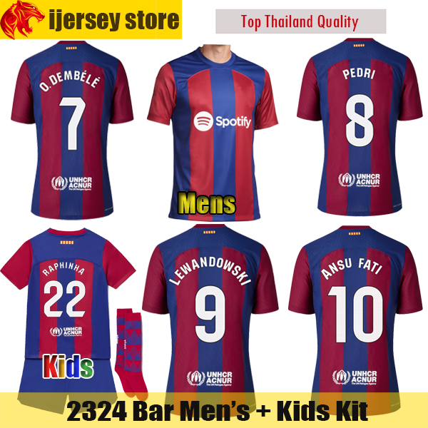 23 24 Barcelona LEWANDOWSKI Soccer Jerseys ANSU FATI Camiseta 2023 2024 PEDRI barca FERRAN RAPHINHA MARCOS A. Football Shirt O. DEMBELE SERGIO Mens Jersey Kids Kit, 2324 home
23 24 Barcelona LEWANDOWSKI Soccer Jerseys ANSU FATI Camiseta 2023 2024 PEDRI barca FERRAN RAPHINHA MARCOS A. Football Shirt O. DEMBELE SERGIO Mens Jersey Kids Kit, 2324 home