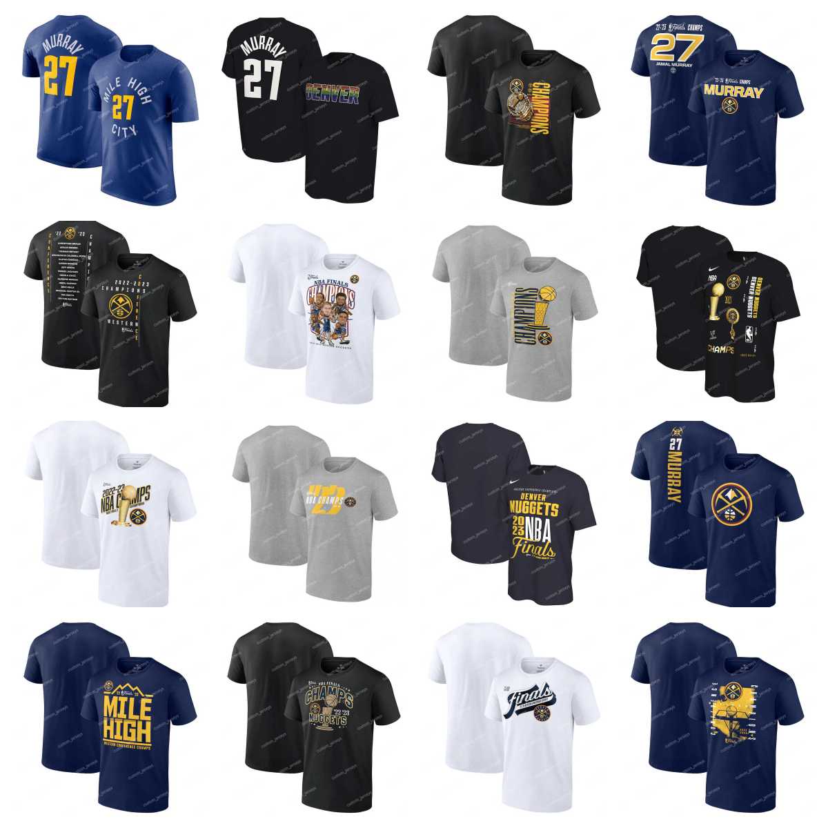 Denver''Nuggets''Shirt 27 Jamal Murray 2023 Finals''NBA''Basketball Jerseys Black White Blue Short Sleeve T-Shirt Top, #7
Denver''Nuggets''Shirt 27 Jamal Murray 2023 Finals''NBA''Basketball Jerseys Black White Blue Short Sleeve T-Shirt Top, #7