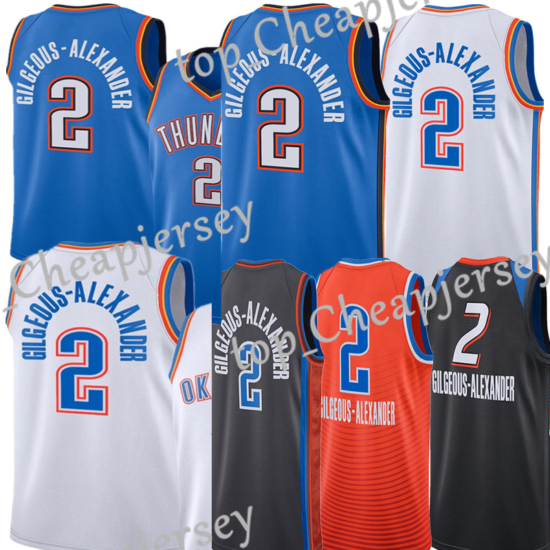 #2 Shai Gilgeous-Alexander Basketball Jersey Mens blue white black Orange jerseys, Gray
#2 Shai Gilgeous-Alexander Basketball Jersey Mens blue white black Orange jerseys, Gray