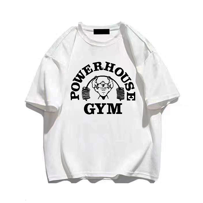 Men's T-Shirts Summer Gym T-Shirts 100 Cotton Oversized Men T Shirt Graphic Print Sport Women's Tee High Quality Men's Clothes 230615