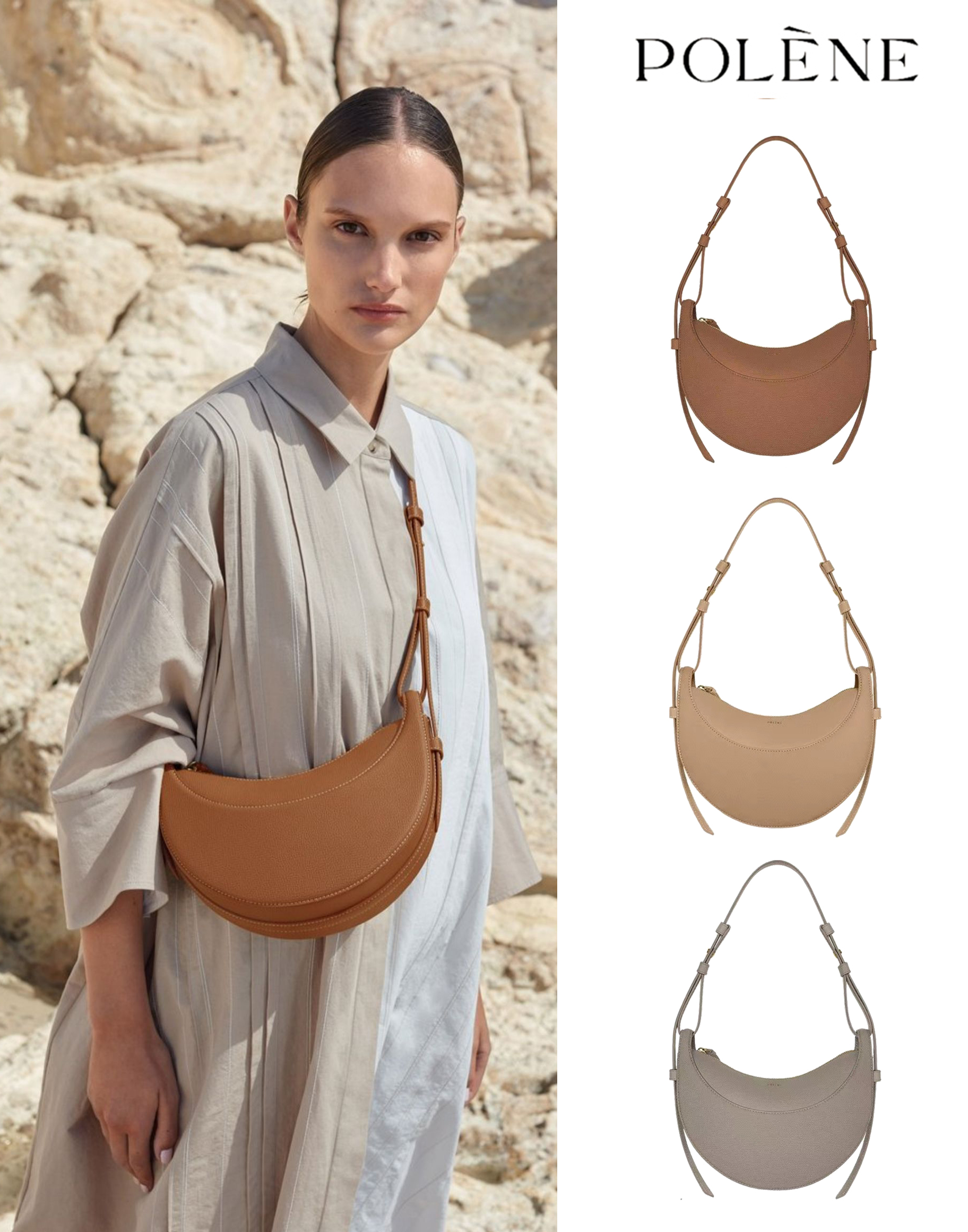 Womens Luxury half moon Genuine Leather hand bag Polene Numero Smooth Cross body Designer Clutch Bags polenes cyme the tote fashion mens Zipper white Shoulder Bags, Black
Womens Luxury half moon Genuine Leather hand bag Polene Numero Smooth Cross body Designer Clutch Bags polenes cyme the tote fashion mens Zipper white Shoulder Bags, Black