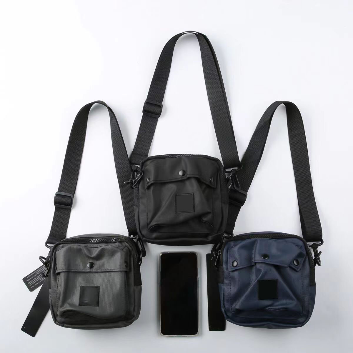 Keychains Waist Bag Outdoors Letter Budge Small Long Chain Messenger Bags Drawstring Classical Handbag Bucket Shoulder Keychain