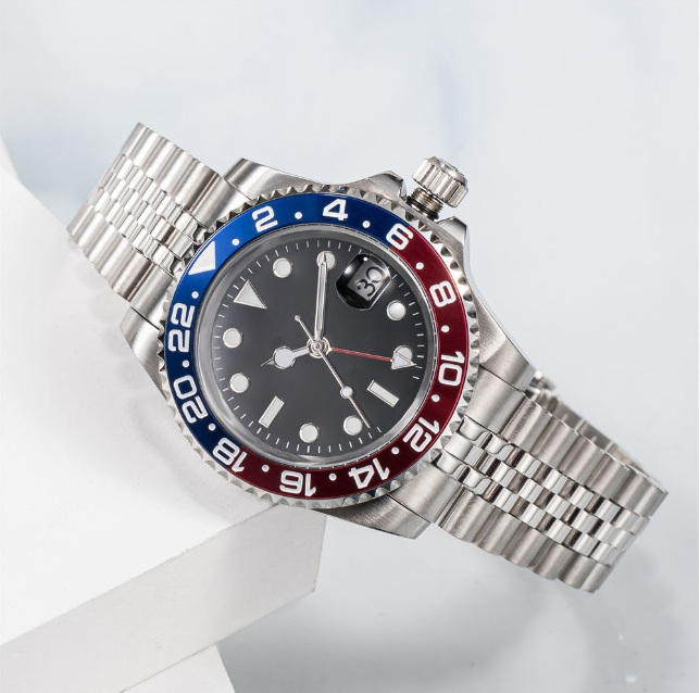 Wristwatches Mens Watches Designer Watch GMT Work Mechanical Automatic 40MM Ceramic Dial Border Stainless Steel Bracelet Folding Buckle Watch ROLEJ DHgate Watch, Waterproof
Wristwatches Mens Watches Designer Watch GMT Work Mechanical Automatic 40MM Ceramic Dial Border Stainless Steel Bracelet Folding Buckle Watch ROLEJ DHgate Watch, Waterproof