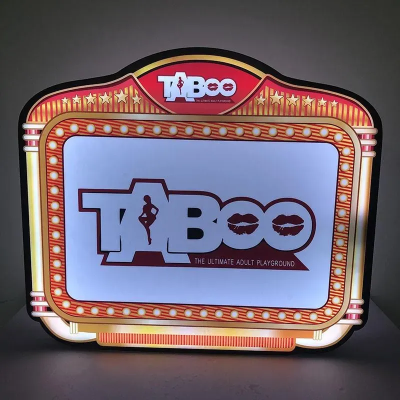 Customized Rechargeable LED Lighted Display Message Board Bar Wine Bottle Presenter Party Night Club Marquee Light Box S