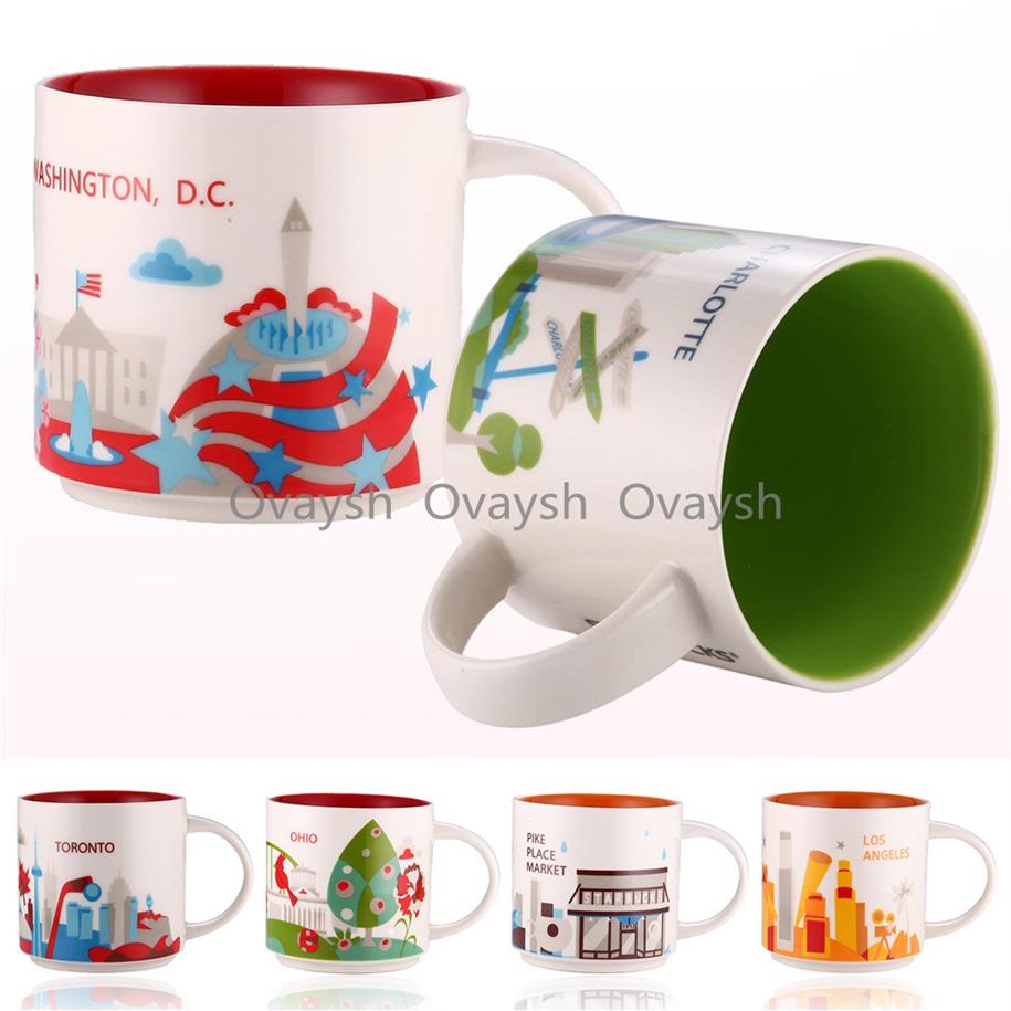 14oz Capacity Ceramic Starbucks City Mug American Cities Coffee Cup with Box Chicago294d, Various
14oz Capacity Ceramic Starbucks City Mug American Cities Coffee Cup with Box Chicago294d, Various