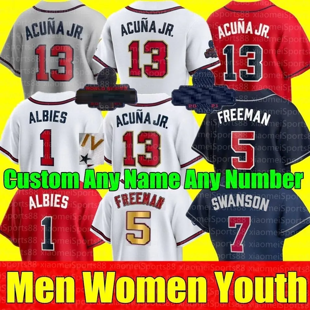 2022 Men Women Youth WS Gold Program jersey Dansby Swanson Ronald Acuna Jr. Atlanta Ozzie Albies 28 Matt Olson Freddie Freeman Austin Brave
2022 Men Women Youth WS Gold Program jersey Dansby Swanson Ronald Acuna Jr. Atlanta Ozzie Albies 28 Matt Olson Freddie Freeman Austin Brave