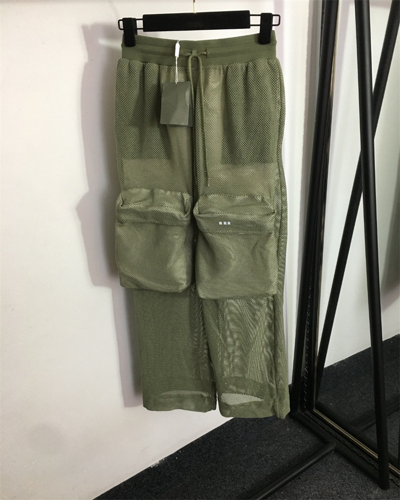 Women New Pocket Pants Mesh Pair Jogger Of Knee Cutout Breathable Sweatpants Drawstring Elastic Waist Wide Leg Pants Green Size Sml, Army green
Women New Pocket Pants Mesh Pair Jogger Of Knee Cutout Breathable Sweatpants Drawstring Elastic Waist Wide Leg Pants Green Size Sml, Army green