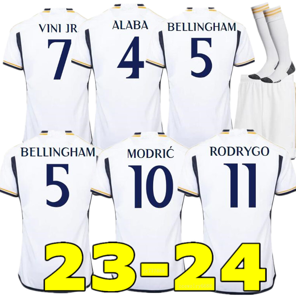 BELLINGHAM soccer jerseys 23 24 fan version football shirt VINI JR TCHOUAMENI MODRIC VALVERDE 2023 2024 men kids reAL mADRIds KROOS CAMAVINGA uniform, Home
BELLINGHAM soccer jerseys 23 24 fan version football shirt VINI JR TCHOUAMENI MODRIC VALVERDE 2023 2024 men kids reAL mADRIds KROOS CAMAVINGA uniform, Home