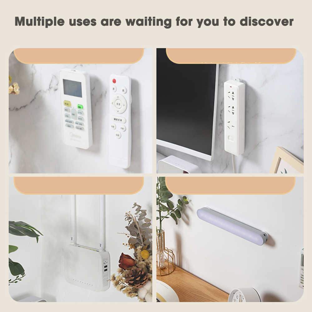 Update New 2-6Pcs Strong Magnetic Hooks Wall Mount Magnet Holder For Fridge Sticker Remote Control Multi-Purpose Storage Organizer Hook