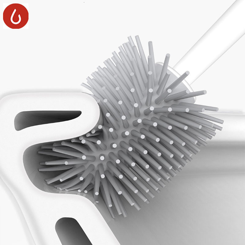 Toilet Brushes Holders Youpin Yijie TPR Vertical Storage and Holder Cleaner Set Silica Bathroom Glue Bristles for Cleaning Tool 230616