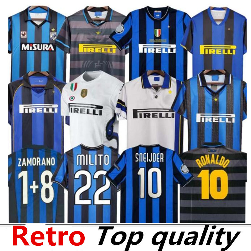 finals 2009 MILITO SNEIJDER ZANETTI Retro Soccer jersey Eto'o Football 97 98 99 02 03 Djorkaeff Baggio ADRIANO MILAN 10 11 07 08 09 BATISTUTA Inters Zamorano uniforms, Train
finals 2009 MILITO SNEIJDER ZANETTI Retro Soccer jersey Eto'o Football 97 98 99 02 03 Djorkaeff Baggio ADRIANO MILAN 10 11 07 08 09 BATISTUTA Inters Zamorano uniforms, Train