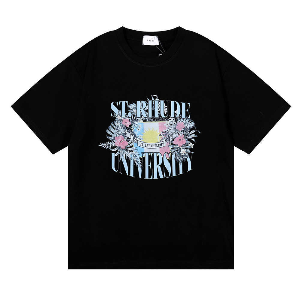 Men' T-Shirts Top Craftsmanship Rhudes Fashion designer Summer New RHUDE Flag Flower Print Double Yarn Pure Cotton Casual Loose Short Sleeve T-shirt for Men and Women, White
Men' T-Shirts Top Craftsmanship Rhudes Fashion designer Summer New RHUDE Flag Flower Print Double Yarn Pure Cotton Casual Loose Short Sleeve T-shirt for Men and Women, White