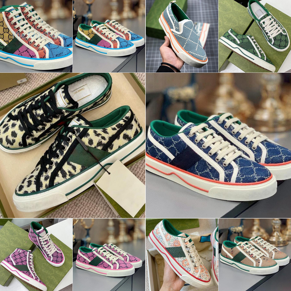 Tennis 1977 Designers Sneakers Casual Canvas Shoes Luxury Designers Womens Shoe Italy Green And Red Web Stripe Rubber Sole Stretch Cotton Low Top Mens Sneakers, Gold
Tennis 1977 Designers Sneakers Casual Canvas Shoes Luxury Designers Womens Shoe Italy Green And Red Web Stripe Rubber Sole Stretch Cotton Low Top Mens Sneakers, Gold