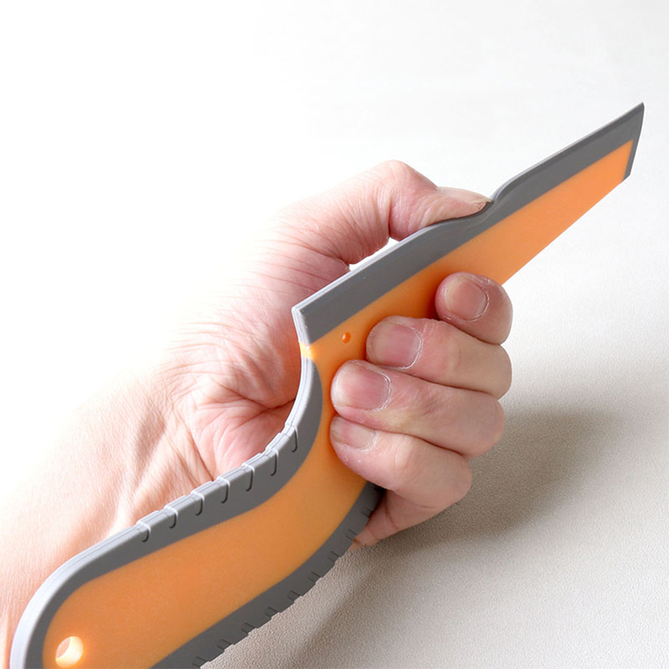 Professional Comfort Grip Squeegee with Soft Rubber Blade | Ergonomic Tool for Scratch-Free Car PPF Installation, Window Tinting & Glass/Mirror Cleani