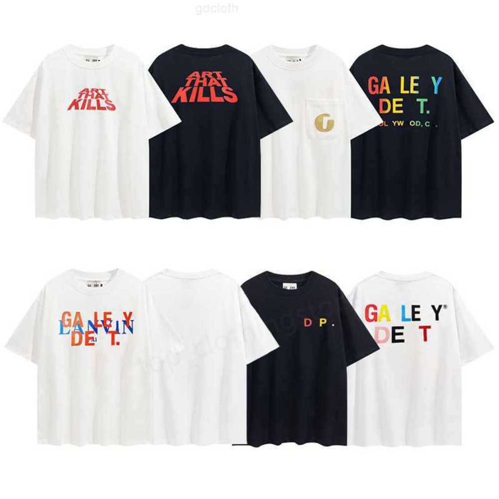 Galleries Tee T shirts Mens Designer women T-Shirt Short sleeves rainbow Letter printed Fashion Leisure tops Cottons Casual Clothing Size S-XL GD 2026
Galleries Tee T shirts Mens Designer women T-Shirt Short sleeves rainbow Letter printed Fashion Leisure tops Cottons Casual Clothing Size S-XL GD 2026