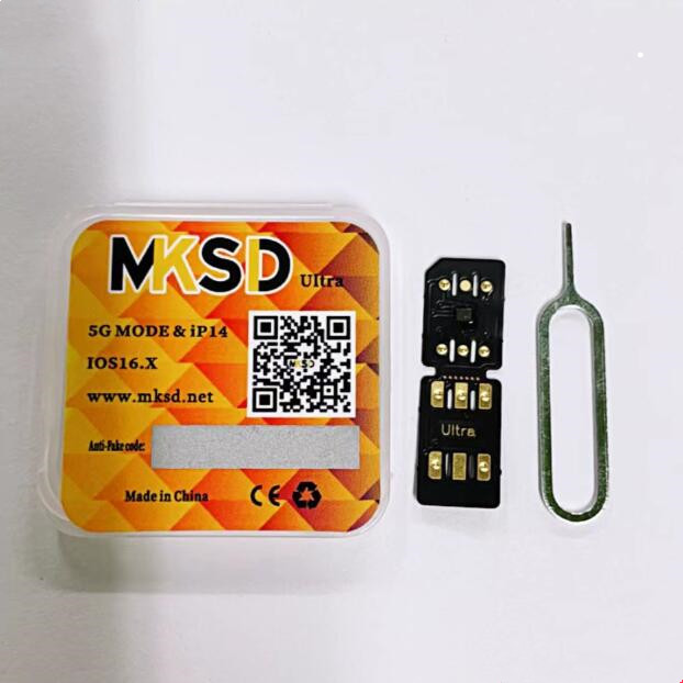 MKSD ULTRA V5.3 FOR 5G unlock sim iphone for ip14 11 12 13 14 ios12.x to ios 16.x with Metro pcs and Cellular LTE menu supports working with eSIM 2023
MKSD ULTRA V5.3 FOR 5G unlock sim iphone for ip14 11 12 13 14 ios12.x to ios 16.x with Metro pcs and Cellular LTE menu supports working with eSIM 2023