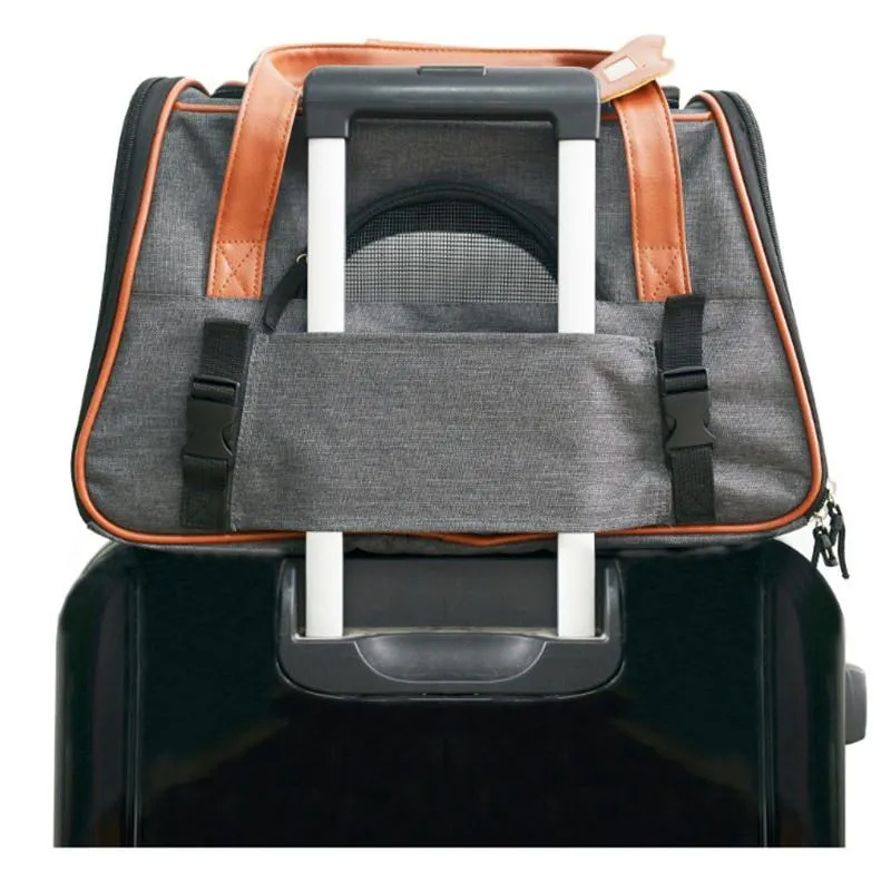 Others Dog Carrier Dog Carrier Travel Car Seat Pet Carriers Portable Backpack Breathable Cat Cage Small Dogs Travel Bag Airplane Approved CPA4490 G061