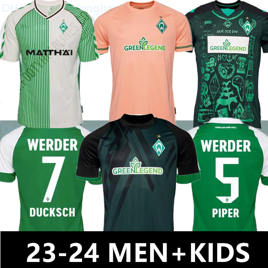 2023 2024 Werder Bremen SPECIAL SOCCER JERSEY Marvin Ducksch Leonardo Bittencourt BLACK GREEN 23 24 FRIEDL PIEPER FOOTBALL SHIRTS TOP THAILAND QUALITY men kids, 22-23 home
2023 2024 Werder Bremen SPECIAL SOCCER JERSEY Marvin Ducksch Leonardo Bittencourt BLACK GREEN 23 24 FRIEDL PIEPER FOOTBALL SHIRTS TOP THAILAND QUALITY men kids, 22-23 home