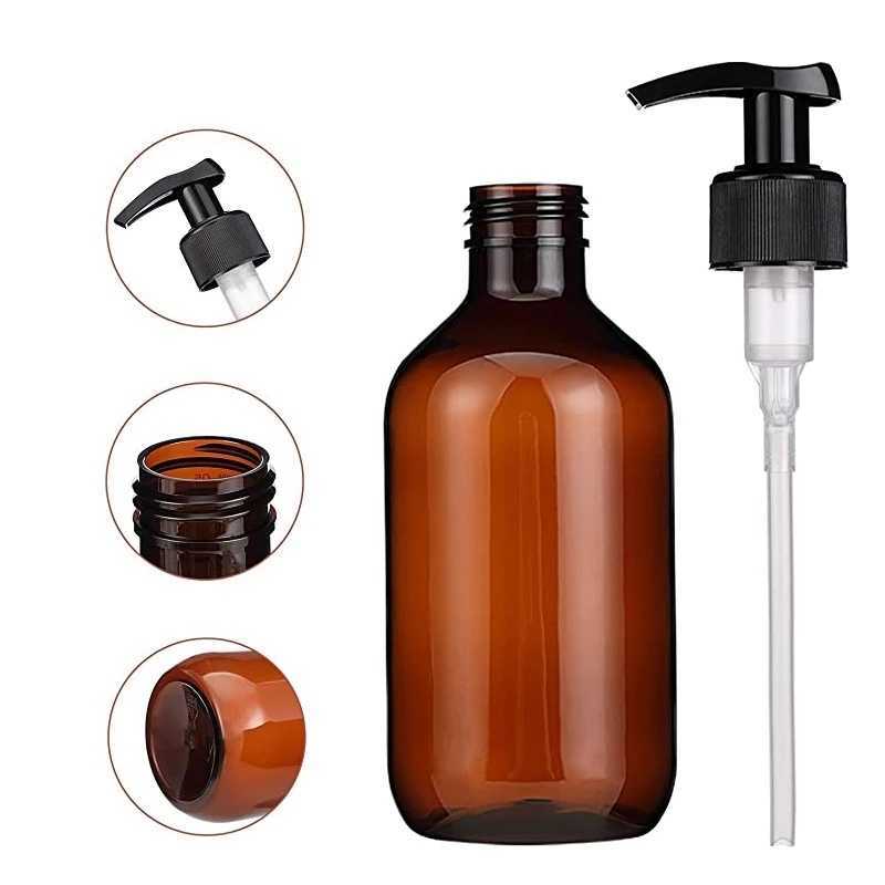 Update New 300/500Ml Portable Lotion Shampoo Dispensers Bathroom Shower Gel Holder Soap Dispenser Empty Bath Pump Refillable Bottles