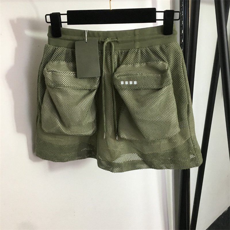 Women Skirt New Large Pocket Design Mesh Cutout Breathable Cargo Skirt Drawstring Elastic Waist Short Skirt Safety Pants Lined With Sports Shorts, Army green
Women Skirt New Large Pocket Design Mesh Cutout Breathable Cargo Skirt Drawstring Elastic Waist Short Skirt Safety Pants Lined With Sports Shorts, Army green