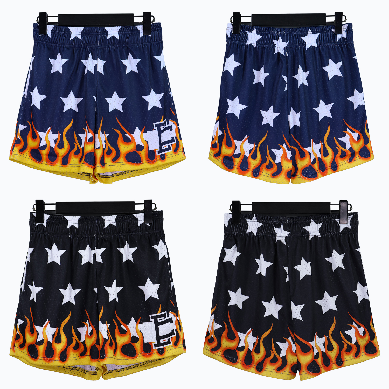 Designer shorts men's fashion loose casual breathable summer American star plus flame digital print sports shorts men's black royal blue men's shorts size: M-XXL, 01
Designer shorts men's fashion loose casual breathable summer American star plus flame digital print sports shorts men's black royal blue men's shorts size: M-XXL, 01