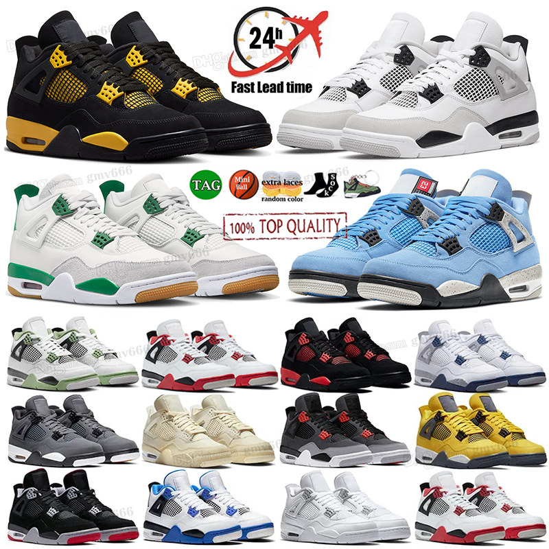 Jumpman 4 basketball shoes for men women 4s Pine Green Military Black Cat Sail Red Thunder White Oreo Cool Grey Blue University Seafoam mens retro sports sneakers, 23
Jumpman 4 basketball shoes for men women 4s Pine Green Military Black Cat Sail Red Thunder White Oreo Cool Grey Blue University Seafoam mens retro sports sneakers, 23