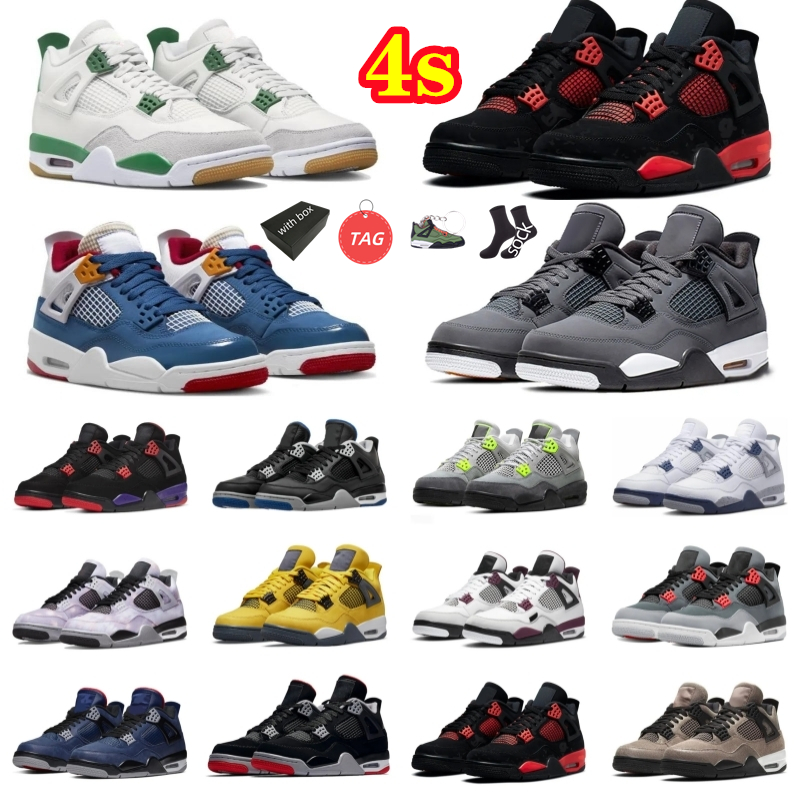 4 Jumpman 4s Basketball Shoes University Blue White Sail White Cement Pure Money Red Thunder Military Black Canvas Midnight Navy Sneakers Mens Women Trainers 36-47, 35
4 Jumpman 4s Basketball Shoes University Blue White Sail White Cement Pure Money Red Thunder Military Black Canvas Midnight Navy Sneakers Mens Women Trainers 36-47, 35