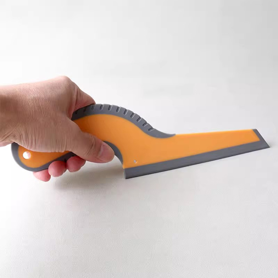 Professional Comfort Grip Squeegee with Soft Rubber Blade | Ergonomic Tool for Scratch-Free Car PPF Installation, Window Tinting & Glass/Mirror Cleani