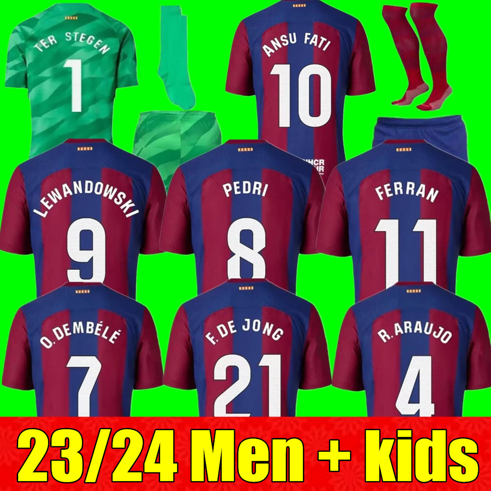 23 24 PEDRI LEWANDOWSKI soccer jersey GAVI camiseta de futbol FERRAN 2023 2024 FC ANSU FATI RAPHINHA barcelona DEST football shirt men barca kit kids equipments, Kids away+league patch
23 24 PEDRI LEWANDOWSKI soccer jersey GAVI camiseta de futbol FERRAN 2023 2024 FC ANSU FATI RAPHINHA barcelona DEST football shirt men barca kit kids equipments, Kids away+league patch