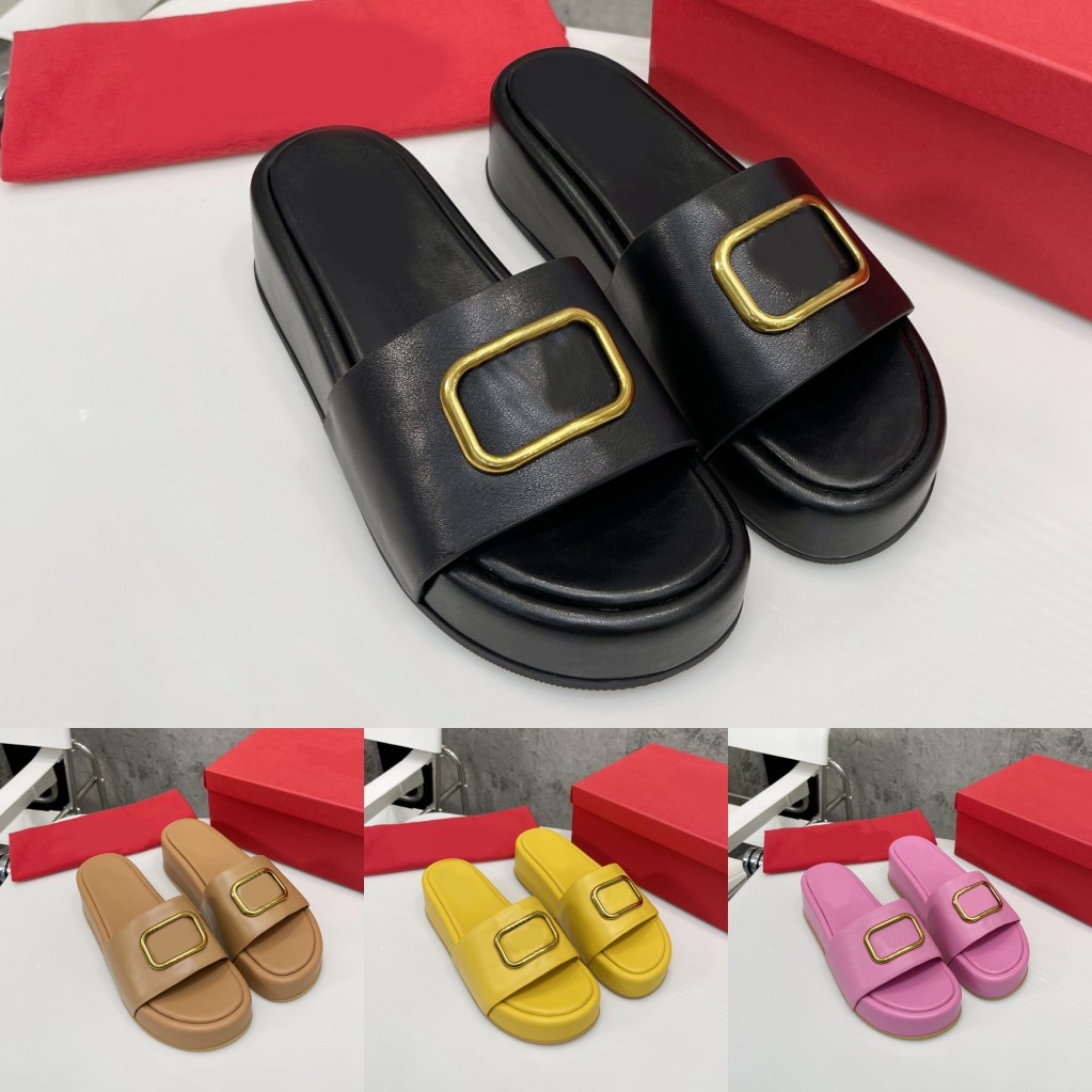 Fashion Women Platform Flat Slide Slippers Summer Designer Ladies Fuchsia Slipper Sandals Eur41 Thick Sole Rubber Bottom Top Quality Beach Outside Daily Life Shoes, Color 2
Fashion Women Platform Flat Slide Slippers Summer Designer Ladies Fuchsia Slipper Sandals Eur41 Thick Sole Rubber Bottom Top Quality Beach Outside Daily Life Shoes, Color 2