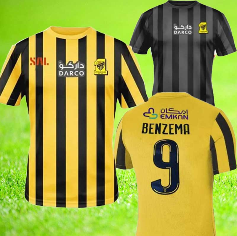 Benzema2023 2024 Al Ittihad Soccer Jerseys Kante Hamdallah Romarinho Camara Home Jerseys Costa Coronado Hegazy pre match training jersey Football Shirt mens kit
Benzema2023 2024 Al Ittihad Soccer Jerseys Kante Hamdallah Romarinho Camara Home Jerseys Costa Coronado Hegazy pre match training jersey Football Shirt mens kit