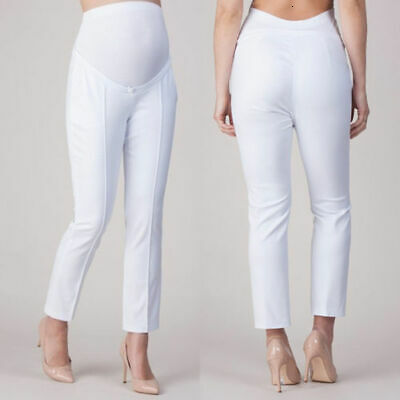 Women's Pants Capris Casual Elastic Belly Protection Maternity Pregnant Leggings Pant Trouser Pencil Pant Pregnancy Clothings High Waist Long Pan