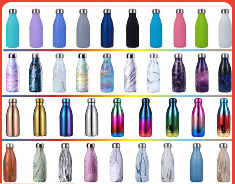 Coke Bottle Stainless Steel Fashion Thermos 500ml Cup Bowling Sports Kettle Creative Gift