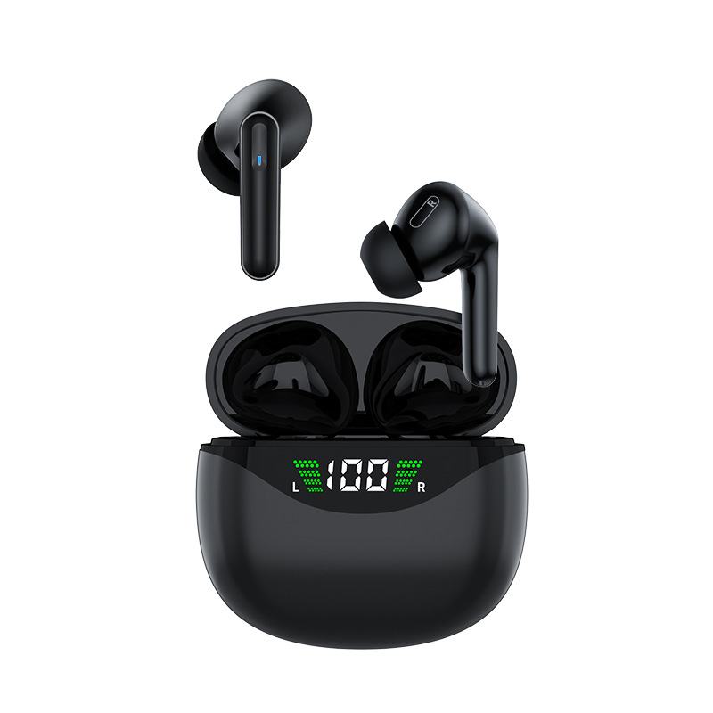 VG121 Wireless Headphones Bluetooth 5.1 TWS Waterproof Sports Headset Earphone Noise Reduction with Mic Charging Box for Games