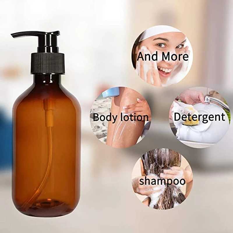 Update New 300/500Ml Portable Lotion Shampoo Dispensers Bathroom Shower Gel Holder Soap Dispenser Empty Bath Pump Refillable Bottles