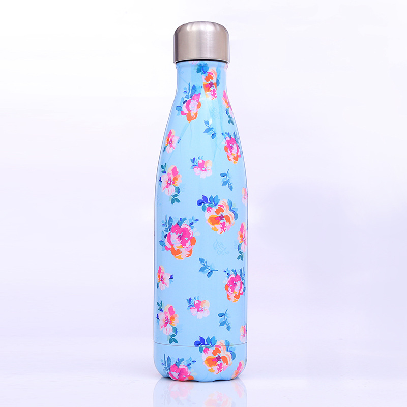 Coke Bottle Stainless Steel Fashion Thermos 500ml Cup Bowling Sports Kettle Creative Gift