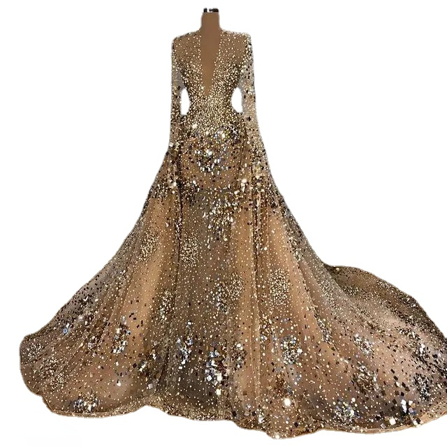 Plus Size Arabic Aso Ebi Gold Luxurious Sparkly Prom Dresses Beaded Crystals Sequins Evening Formal Party Second Reception Gowns Dress ZJ433, Same as picture
Plus Size Arabic Aso Ebi Gold Luxurious Sparkly Prom Dresses Beaded Crystals Sequins Evening Formal Party Second Reception Gowns Dress ZJ433, Same as picture