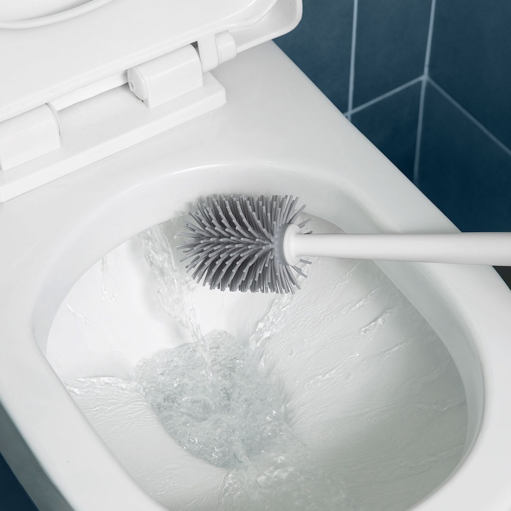 Toilet Brushes Holders Youpin Yijie TPR Vertical Storage and Holder Cleaner Set Silica Bathroom Glue Bristles for Cleaning Tool 230616