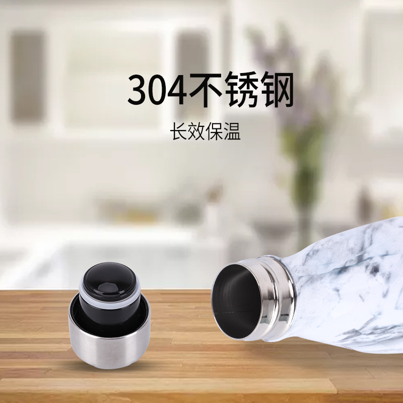 Coke Bottle Stainless Steel Fashion Thermos 500ml Cup Bowling Sports Kettle Creative Gift