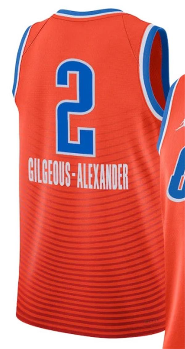 25 26 OKC Thunde Basketball Jerseys SGA Shai Gilgeous Alexander Chet Holmgren Jaylin Williams Isaiah Hartenstein Caruso Luguentz Dort Russell Westbroo