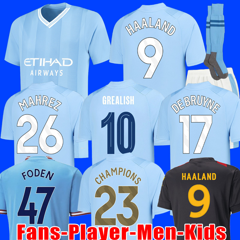 23 24 HAALAND soccer jerseys DE BRUYNE PHILLIPS MANS CITIES GREALISH MAHREZ FODEN STERLING Manchesters 2023 2024 fans player version football shirt men kids kit, 23/24 kids home + socks
23 24 HAALAND soccer jerseys DE BRUYNE PHILLIPS MANS CITIES GREALISH MAHREZ FODEN STERLING Manchesters 2023 2024 fans player version football shirt men kids kit, 23/24 kids home + socks