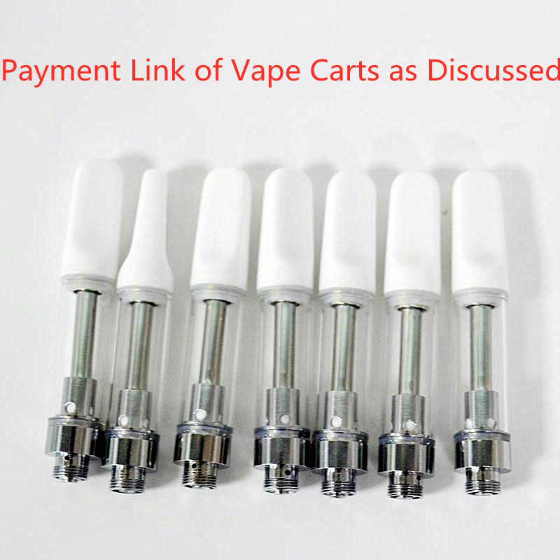 Payment Link of Vape Carts 0.8ML 1ML As discussed 510 Thread Random mixed Packaging Empty Device GC MM
Payment Link of Vape Carts 0.8ML 1ML As discussed 510 Thread Random mixed Packaging Empty Device GC MM